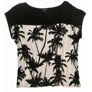Tropical Palm Tree Blouse